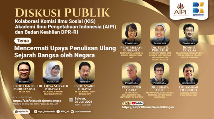 Diskusi Publik “Mencermati Upaya Penulisan Sejarah Bangsa oleh Negara“ 