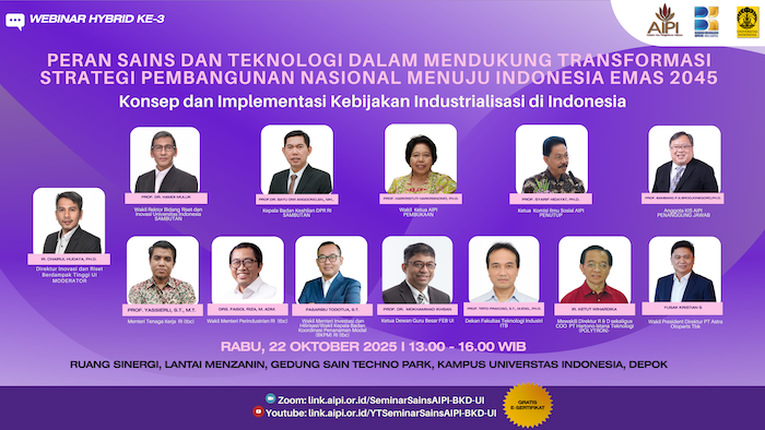Kebijakan Industrialisasi Menuju Indonesia Emas 2045